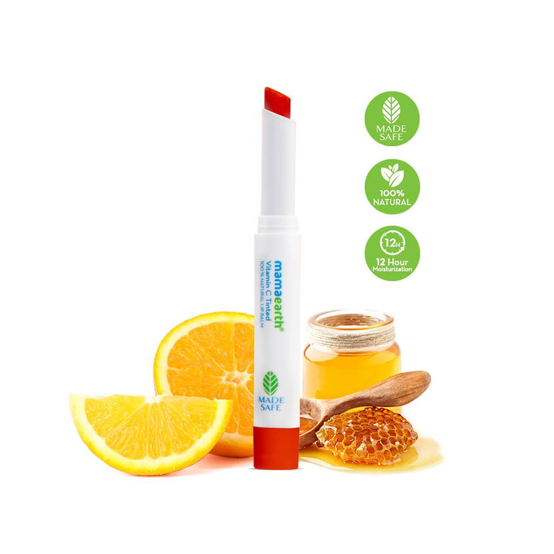 mamaearth vitamin c lip care kit Moisture Therapy Balm- 15 g (Pack of 2) Mamaearth Vitamin C Lip Care