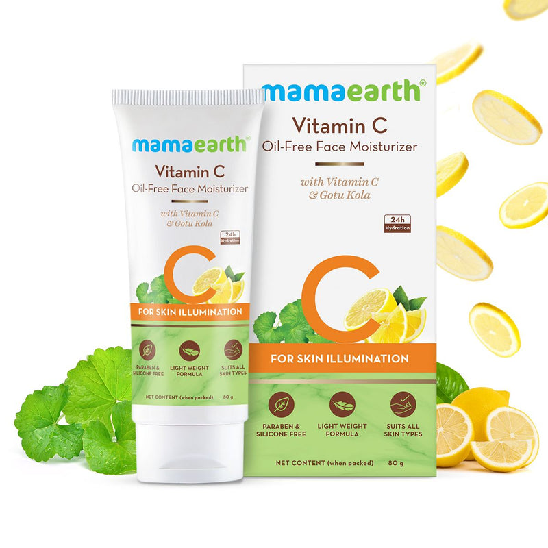 Vitamin C Oil-Free Moisturizer For Face with Vitamin C and Gotu Kola for Skin Illumination - 80 g