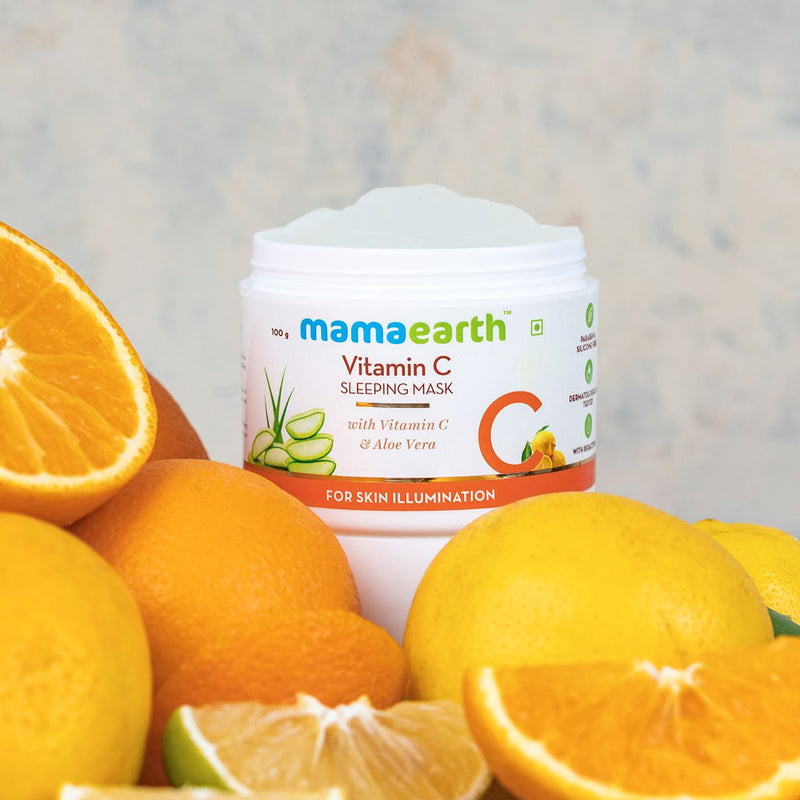 Vitamin C Sleeping Mask with Aloe Vera for Skin Illumination - 100 g