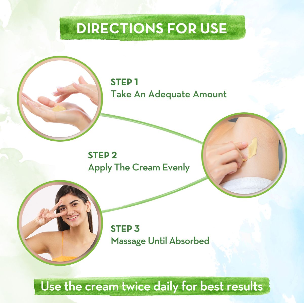 Vitamin C Underarm Cream with Vitamin C & Turmeric for Brighter Underarms  – 50 g