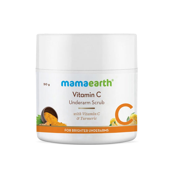 Vitamin C Underarm Scrub with Vitamin C and Turmeric for Brighter Underarms – 50 g