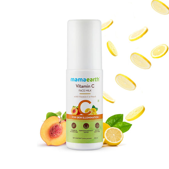 mamaearth vitamin c face milk cream