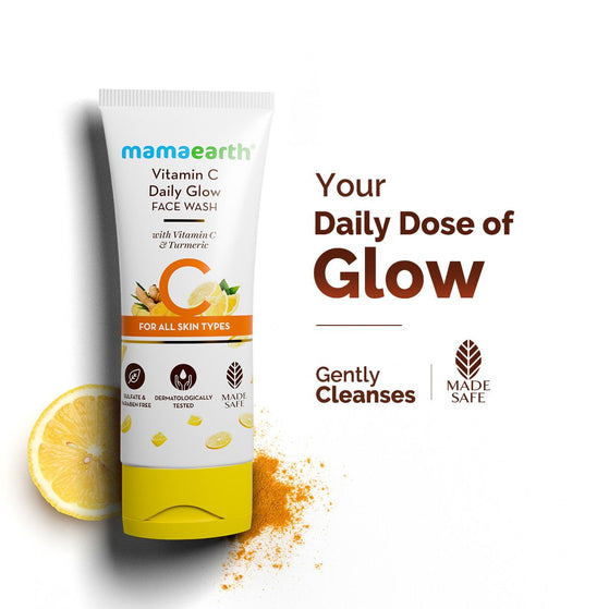 Mamaearth vitamin C face wash 100ml daily glow
