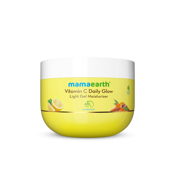 Vitamin C Daily Glow Light Gel Moisturizer with Vitamin C & Turmeric for Skin Brightening - 200 g