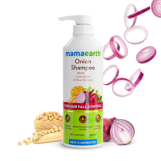 Mamaearth onion shampoo