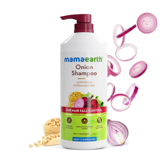 Mamaearth onion shampoo