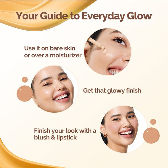 Mamaearth Hydra-Glow CC Serum with Vitamin C & Hyaluronic Acid - Vanilla -  30 ml